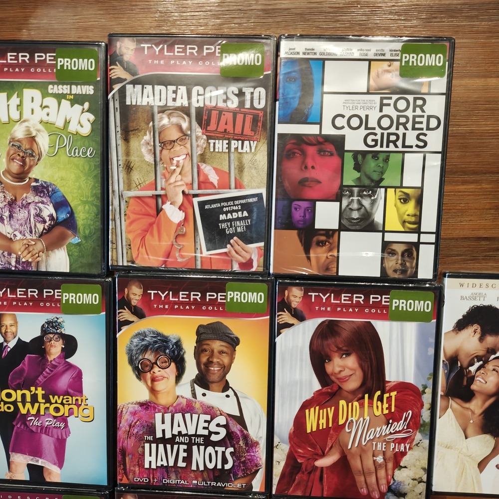 Lot of 10 Factory Sealed Tyler Perry Promo DVDs Madea Jail Play‎ Peeples Browns - Picture 5 of 10